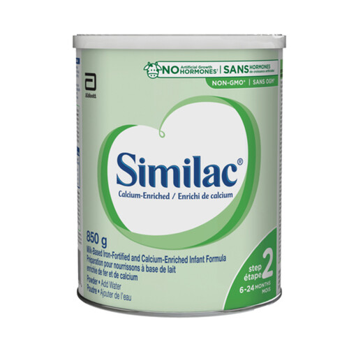 Similac Go & Grow Infant Formula Powder Step 2 Non-GMO 850 g
