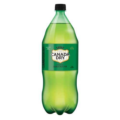 Canada Dry Soft Drink Zero Ginger Ale 2 L (bottle)