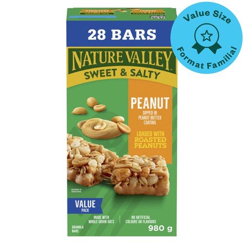 Nature Valley Granola Bars Sweet And Salty Peanut 28 Count 980 g