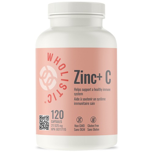 AOR Zinc Plus C Caps Vitamins 120 ea