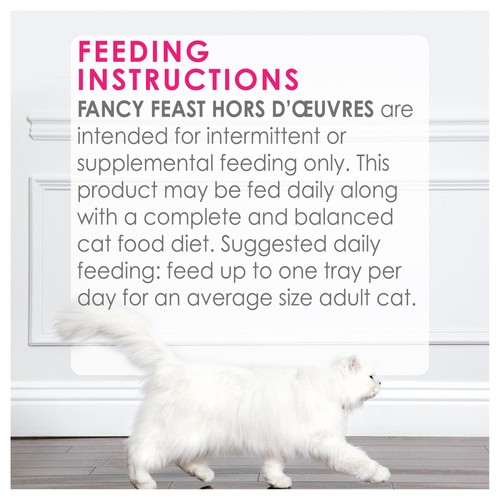 Fancy Feast Hors d'Oeuvre Cat Treats Steamed Wild Alaskan Salmon Appetizer 57 g