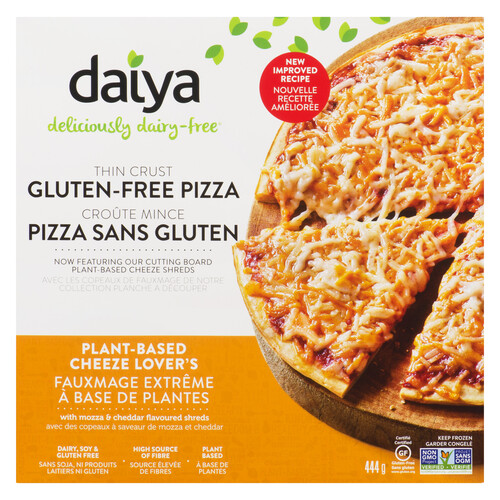 Daiya Dairy-Free Gluten-Free Frozen Pizza Cheese Lover's 444 g