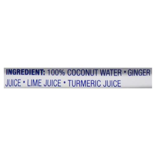 C2O Coconut Water With Ginger Lime & Turmeric 520 ml (can)