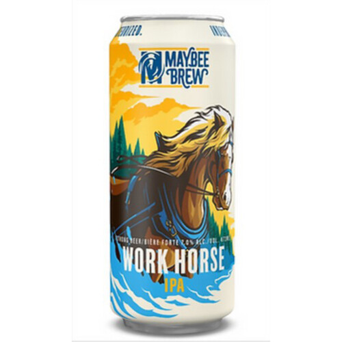 Maybee Beer 7% Alcohol Work Horse IPA 473 ml (can)