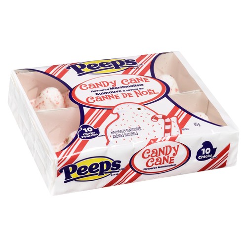 Peeps Marshmallow Candy Cane 10 Chicks 85 g