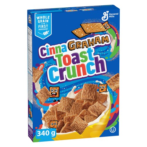 Cinnagraham Toast Crunch Cereal 340 g
