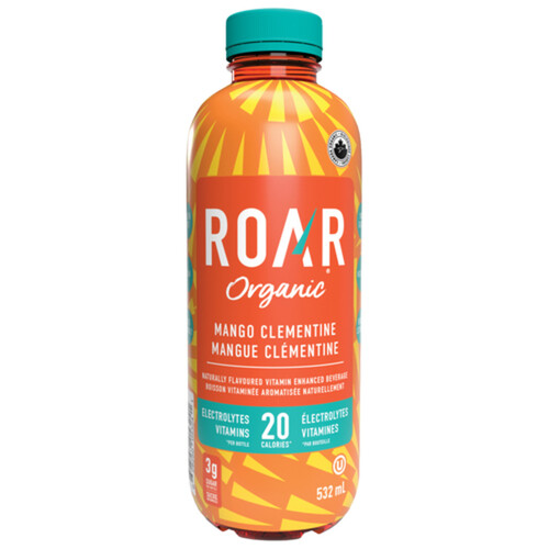 Roar Organic Drink Mango Clementine 532 ml (bottle)