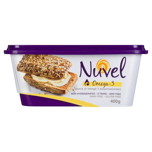 Nuvel Gluten-Free Dairy Free Margarine Non-Hydrogenated 400 g