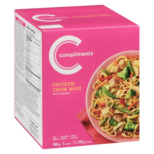 Compliments Chow Mein Chicken 400 g (frozen)