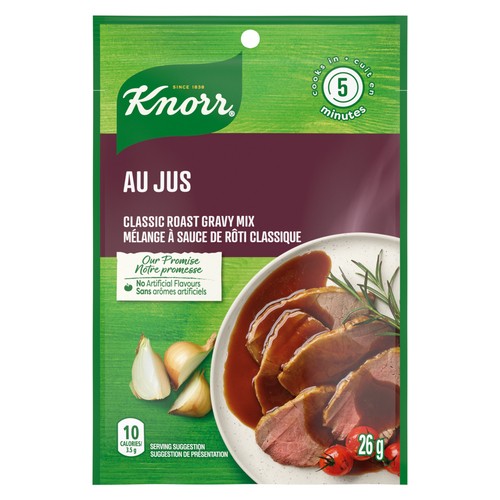 Knorr Sauce Classic Gavy Au Jus For A Traditional Au Jus Perfect Over Steak 26 g