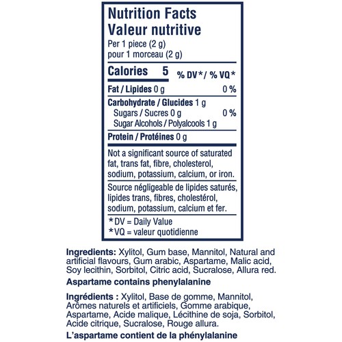 Excel Refresher Sugar-Free Gum Strawberry 40 Pieces
