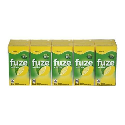 Fuze Naturally Flavoured Iced Tea Lemon 10 x 200 ml