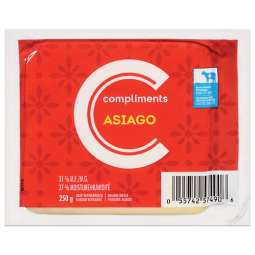 Compliments Asiago Cheese 250 g