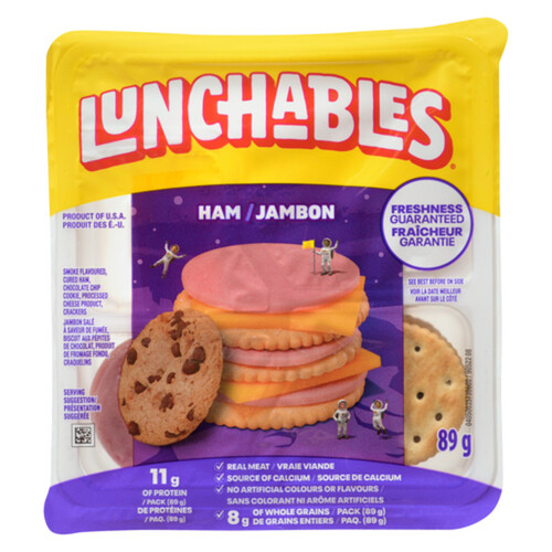 Lunchables Biscuit Snack Kit Ham 89 g