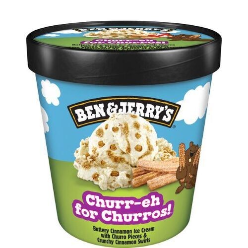 Ben & Jerry's Ice Cream Churr-Eh For Churros!™ With Fairtrade Ingredients 473 ml