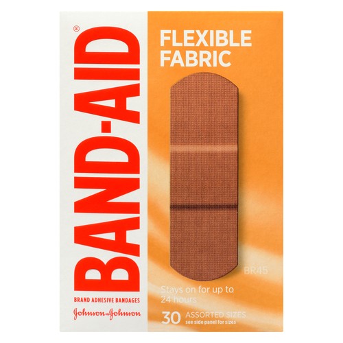 Band-Aid Bandages Flex Fabric BR45 30 EA 
