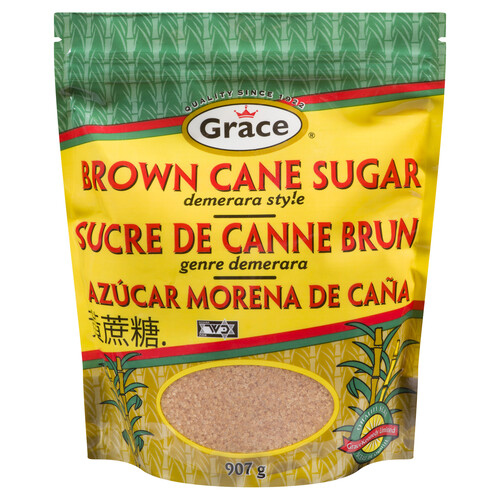 Grace Brown Cane Sugar Demerara Style 907 g