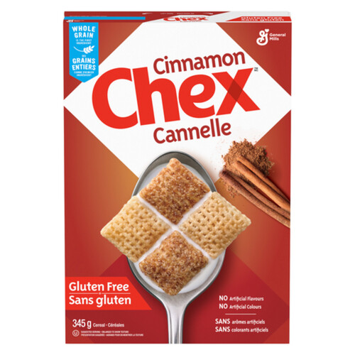 Chex Gluten-Free Breakfast Cereal Cinnamon Whole Grains 345 g