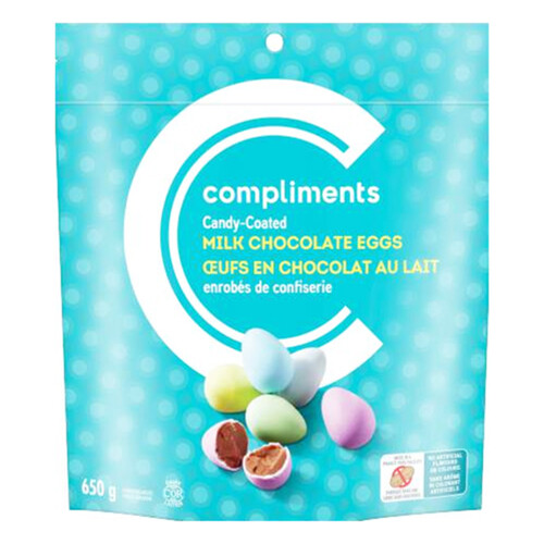 Compliments Peanut-Free Milk Chocolate Easter Eggs 650 g