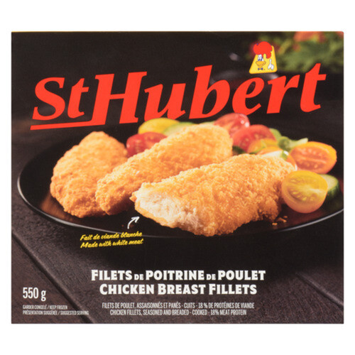 St Hubert Breast Fillets Chicken 550 g (frozen)