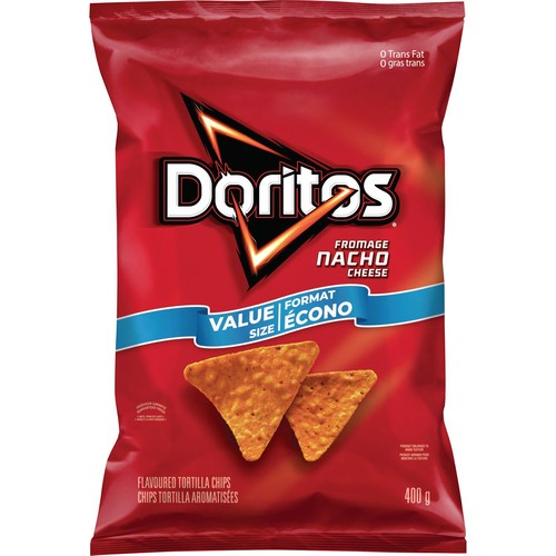 Doritos Tortilla Chips Nacho Value Size 400 g