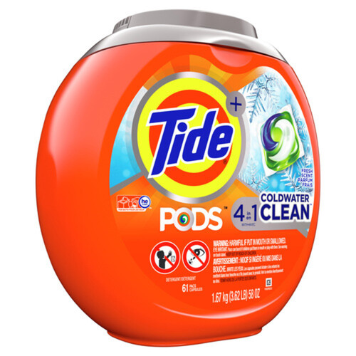Tide Liquid Laundry Detergent Pods Fresh Scent 1.67 kg