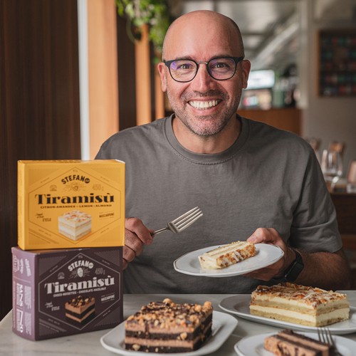 Stefano Faita Tiramisù Chocolate-Hazelnut 450 g (frozen)