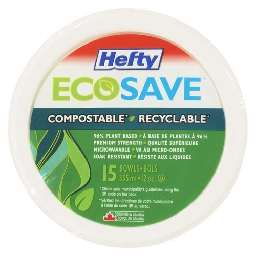 Hefty Ecosave Bowls 15 Count