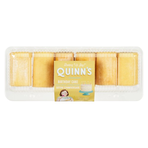 Quinn's Bakery Swiss Rolls Birthday Cake 402 g (Frozen)