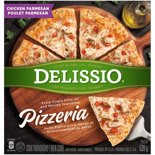Delissio Frozen Pizza Pizzeria Chicken Parmesan 539 g