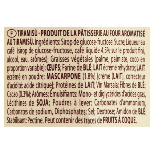 Balconi Tiramisu Wet Sponge Cake Coffee 400 g