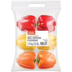 Valeur Plus Poivrons Couleus Melangées 1.14 kg