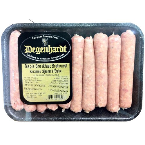 Degenhardt's Sausage Maple Breakfast Bratwurst 400 g
