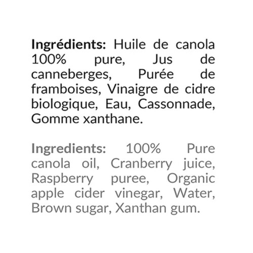 Nutra-Fruit Cranberry Salad Dressing Raspberry 310 ml