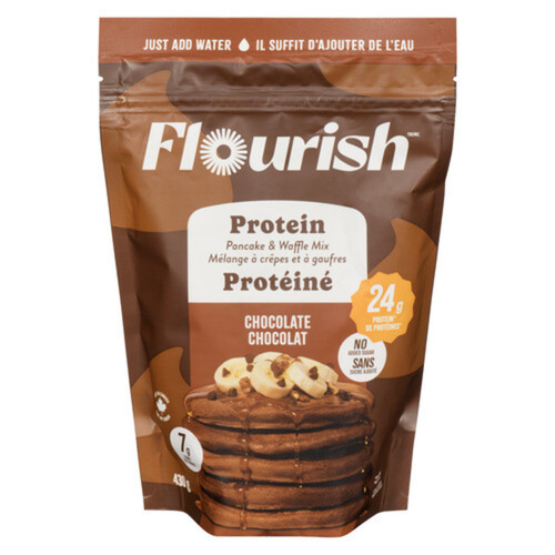 Flourish Protein Pancake & Waffle Mix Chocolate 430 g