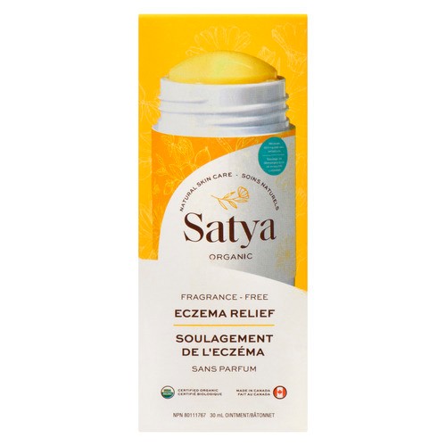 Satya Organic Fragrance-Free Ointment Stick Eczema Relief 30 ml