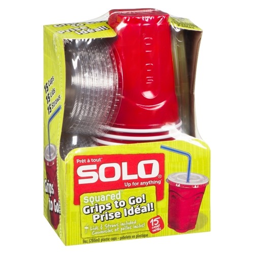 Solo Cups Squared Combo 9 oz 15 Pack