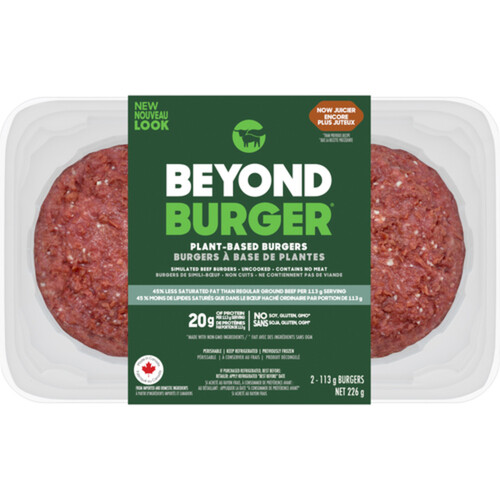 Beyond Meat Frozen Plant-Based Beyond Burgers 226 g