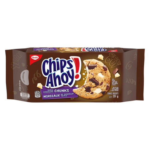 Chips Ahoy Cookies Triple Chocolate Chunks 251 g