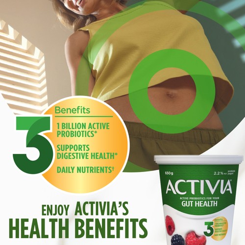 Activia 2.2% Probiotics Yogurt Berries 650 g