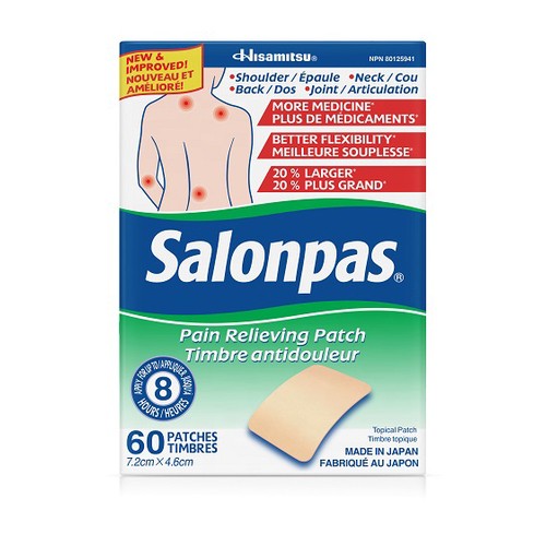 Salonpas Patch Pain Relief 60 Count