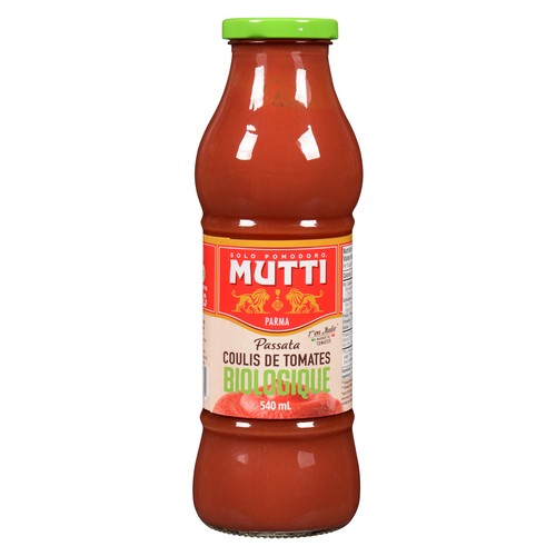 Mutti Organic Passata Strained Tomatoes 540 ml