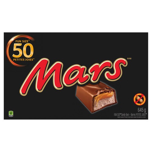 Mars Peanut-Free Chocolate Bars 50 Count 645 g