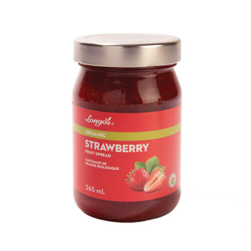 Longo's Organic Fruit Spread Strawberry 365 ml