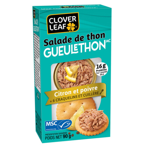 Clover Leaf Tuna Snacks Lemon & Pepper 90 g