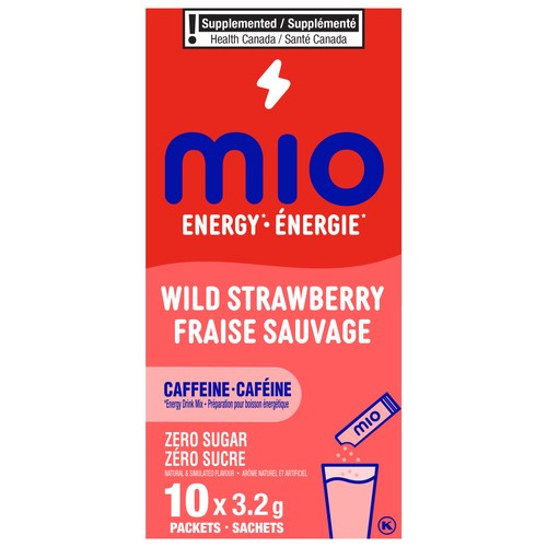 Mio Zero Sugar Energy Drink Mix Wild Strawberry 10 × 3.2 g