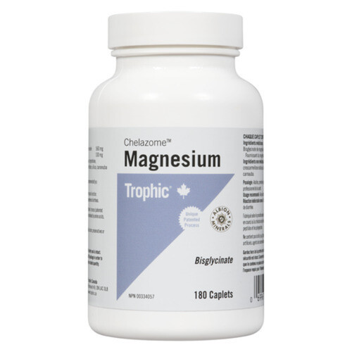 Trophic Mineral Caplets Magnesium Chelazome 180 EA