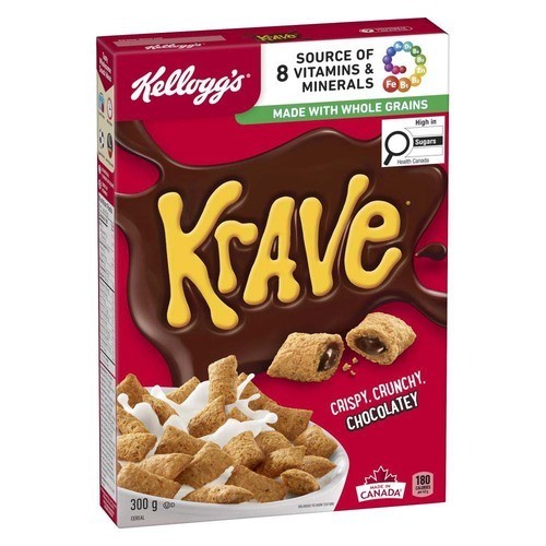 Kellogg's Krave Cereal Chocolate 300 g