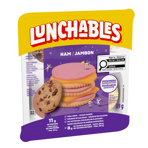 Lunchables Snack Kit Smoked Ham and Cheese 89 g