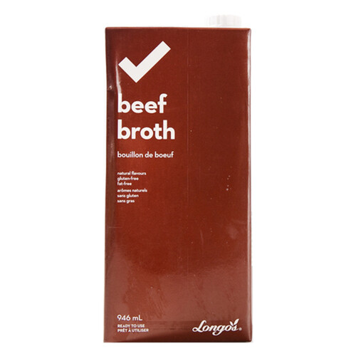 Longo's Essentials Beef Broth 946 ml